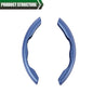 Solid Spare Carbon Fiber Car Steering Wheel Booster Non-Slip Cover Accessories Universal 15"