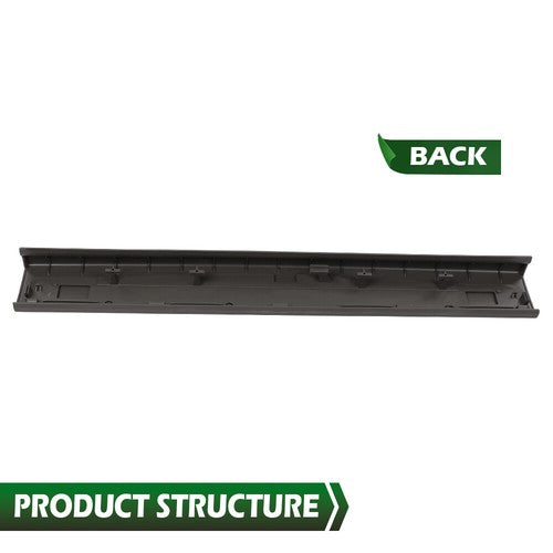 Solid Spare Fit For 11-16 Ford F-250 F-350 Tailgate Flexible Step Center Molding Trim Brown
