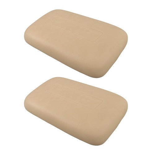 Solid Spare 2× Seat Back Assembly Replacement Buff Tan For Club Car DS Golf Cart 1979-1999