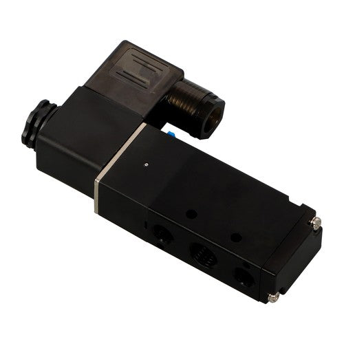 Solid Spare Solid Pneumatic Solenoid Valve 5 way 2 Position 1/4 in DC 24V Junction Box