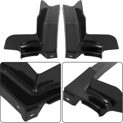 Solid Spare FOR 1980-85 Chevrolet Caprice/ Impala Front Bumper Fillers- Set of 2 Pcs