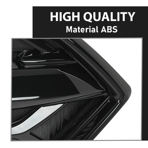 Solid Spare Fit For 2022-2023 Subaru WRX Front Bumper Upper Grille Assembly Black SU1200198
