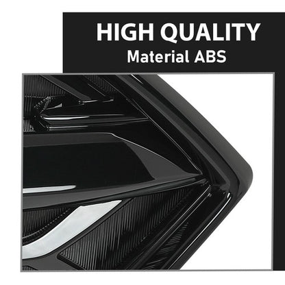 Solid Spare Fit For 2022-2023 Subaru WRX Front Bumper Upper Grille Assembly Black SU1200198