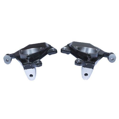 Solid Spare Black 2" Drop Lowering Spindles For Chevy GMC Silverado Sierra 1500 1999-2006
