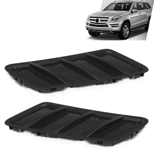 Solid Spare Hood Air Vent Grille Left & Right Fit For 12-15 Mercedes W166 ML /GL Class