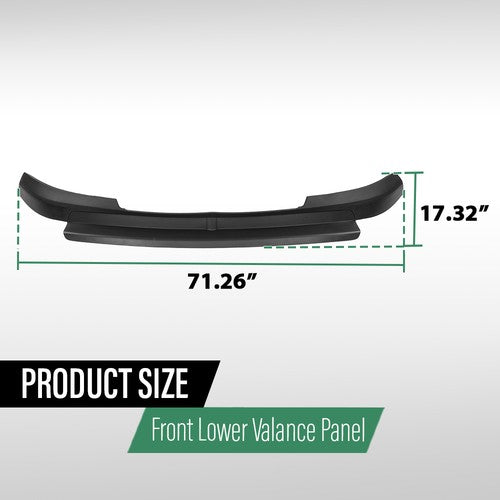 Solid Spare Fit For 2011-2015 Ford Explorer Front Bumper Lower Valance / Air Deflector