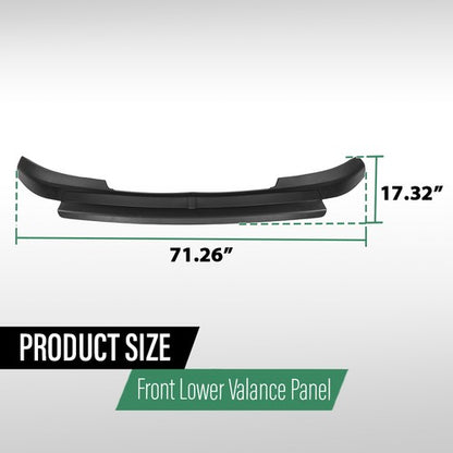 Solid Spare Fit For 2011-2015 Ford Explorer Front Bumper Lower Valance / Air Deflector