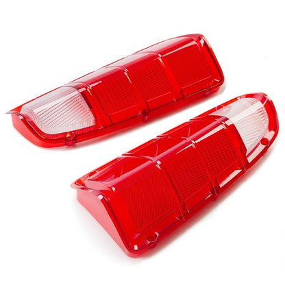 Solid Spare For 1972-1980 Dodge Truck / Plymouth Power Wagon Tail Light Lens Only Pair LH RH