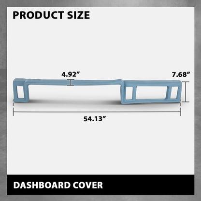 Solid Spare Fit For 1983-1988 Ford Ranger Bronco II TPE Dashboard Cover Overlay Dash Repair