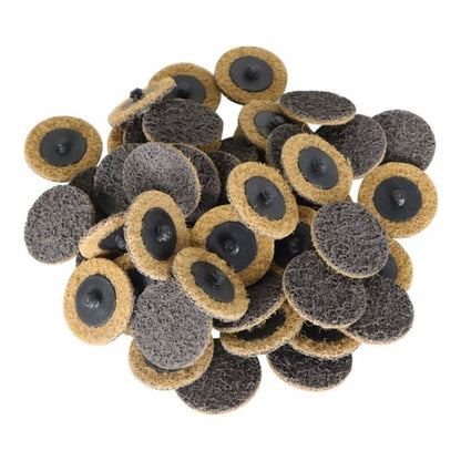 Solid Spare Coarse Surface Conditioning Discs Roll Lock Die Grinder Sanding Pads 50x 2 inch