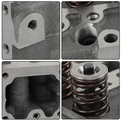 Solid Spare For Kubota D1305 B7610 Complete Cylinder Head With Valve Spring + Gasket Set