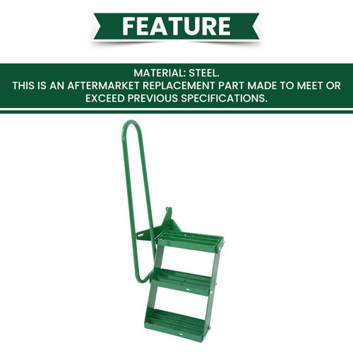 Solid Spare LH Stair Step Extension Kit For John Deere 3010 3020 4010 2WD Utility Tractor
