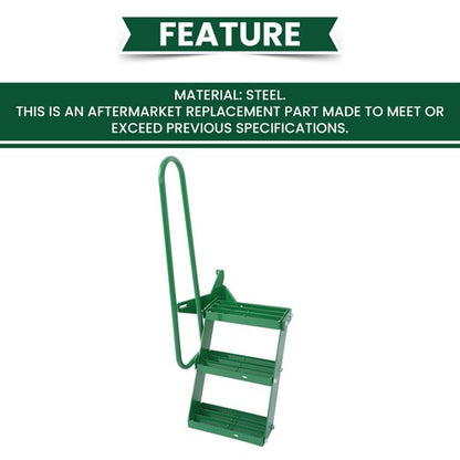 Solid Spare LH Stair Step Extension Kit For John Deere 3010 3020 4010 2WD Utility Tractor