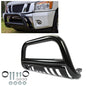 Solid Spare Bull Bar For 2004-2015 Nissan Titan/armada Black Push Bumper Grille Guard