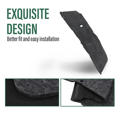 Solid Spare Fit For 1999-2007 Ford F250 F350 F450 Super Duty Excursion Hood Insulation Pad