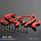Solid Spare Red Silicone Radiator Coolant Hose Kit Fit For 88-93 E30 325 325i 6CY Non-A/C