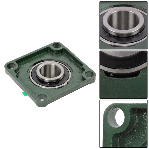 Solid Spare 4PCS 1-1/2" Bore 4 Bolt Solid Base UCF208-24 Pillow Block Flange Bearing