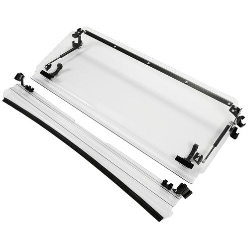 Solid Spare For CFMOTO UForce 1000 2019-2026 Front Vented Full Clear Flip Windshield