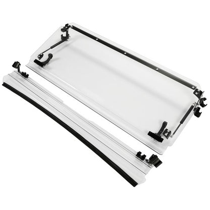 Solid Spare For CFMOTO UForce 1000 2019-2026 Front Vented Full Clear Flip Windshield