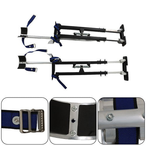 Solid Spare Drywall Stilts 36" - 48" Adjustable Aluminum Alloy For Painting Electrical Stilt