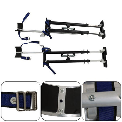 Solid Spare Drywall Stilts 36" - 48" Adjustable Aluminum Alloy For Painting Electrical Stilt