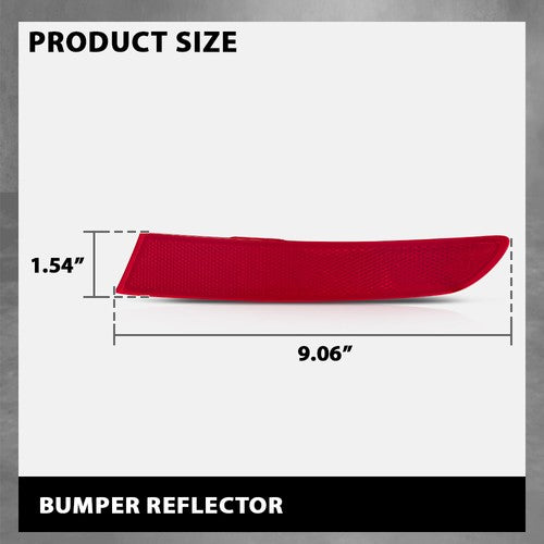 Solid Spare Right Rear Bumper Reflector Lamp Housing Fit For 15-17 BMW X3 F25 63257352210