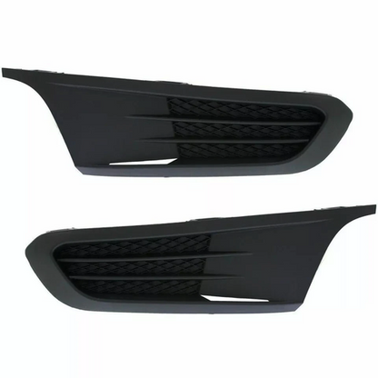 For 11 2011-2014 VW Volkswagen Jetta Upper & Lower Grille & Fog Light Covers SET