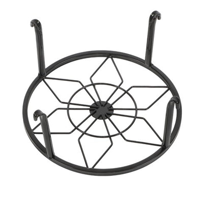 Solid Spare 4 Pack 9inch Black Metal Plant Stands Heavy Duty Plants Holder Flower Pot Stand