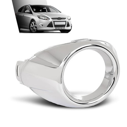 Solid Spare Front Bumper Fog Light Bezel Lamp Trim Right Side Fit For 2012-2014 Ford Focus