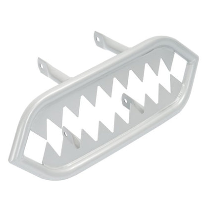 Solid Spare For Yamaha Banshee YFZ 350 (1987-2006) Silvery Powder-Coated Front Bumper Steel