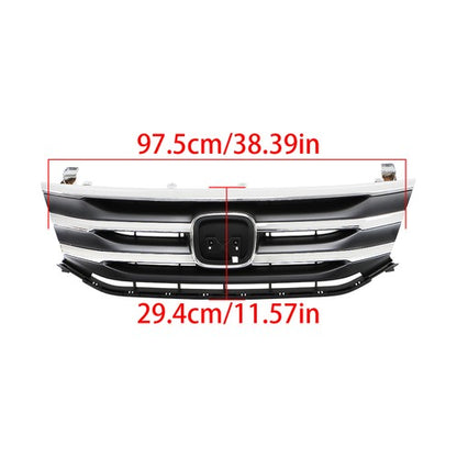 Solid Spare Replaces Front Bumper Upper Grille Grill Compatible For Honda Odyssey 2011-2013