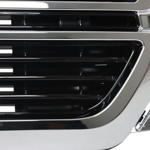 Solid Spare New Front Upper Center Mesh Assembly Grille Plastic For Dodge Ram 1500 2019-2022