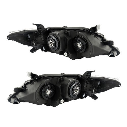 Solid Spare Fog Lights Switch Kits Headlights Set For 2010-2011 Toyota Camry Clear Projector