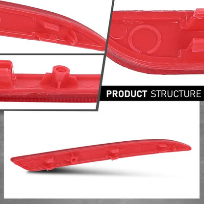 Solid Spare Fit For Mercedes-Benz A S GLE Class W222 W166 AMG Rear Bumper Reflector Left