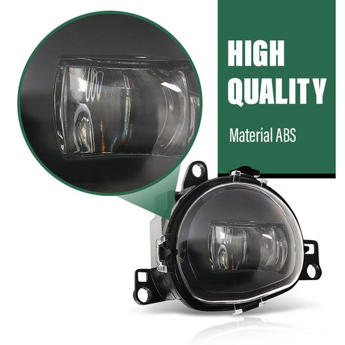 Solid Spare Fit For 2020-2024 Volvo C40 S90 V90 XC XC40 Fog Lights Driving Lamps Left+Right