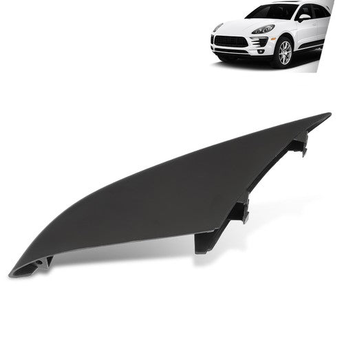Solid Spare Fit For 2015-2018 Porsche Macan Front Upper Bumper Grille Trim Molding Left