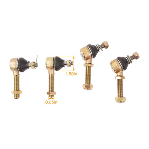 Solid Spare 4PCS For Honda TRX450R Steel Front A Arm Ball Joints Colored Zinc All Years