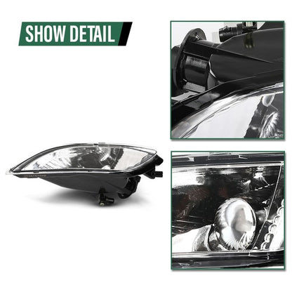 Solid Spare Fit For 2006-2010 Toyota Sienna Front Bumper Fog Lights Driving Lamps w/ Bulbs