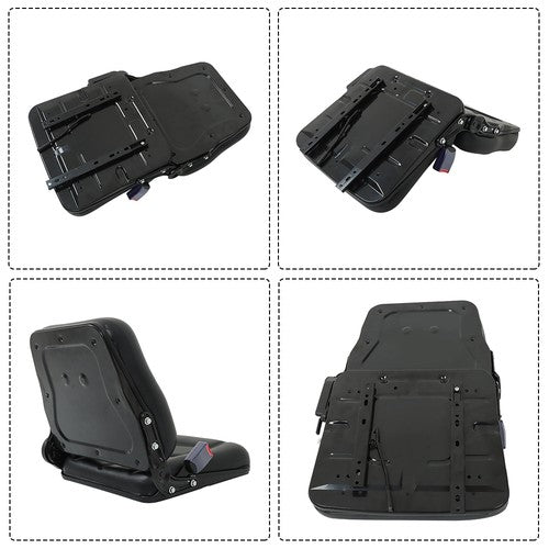 Solid Spare Adjustable PVC Backrest Safety Belt Universial Forklift Tractor Seat Mower