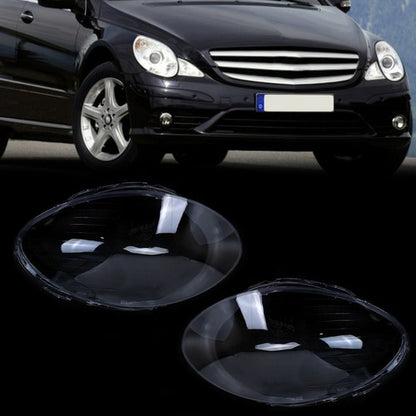 Left+Right Side Headlight Lens Covers For 2006-2010 Mercedes-Benz W251 R350 R500