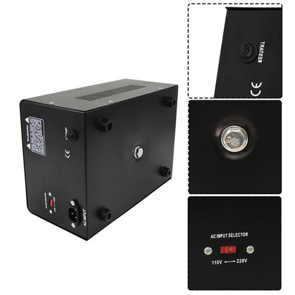 Solid Spare Step Up/Down 110-120V to 220-240V Converter 3000W Voltage Transformer US