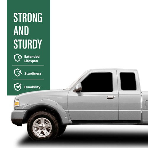 Solid Spare Rocker Panel Cover Kit Fit For 1993-2011 Ford Ranger Extended Cab Left+Right