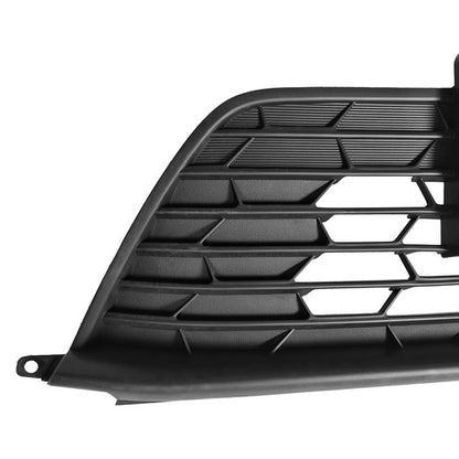 Front Bumper Black Mesh Low Grill W/License Plate Bracket For 22-23 Honda Civic