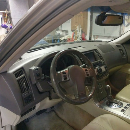 Solid Spare For 2006 2007 2008 Infiniti FX35 Black Painted Dash Cover Dash Cap w/ Glue