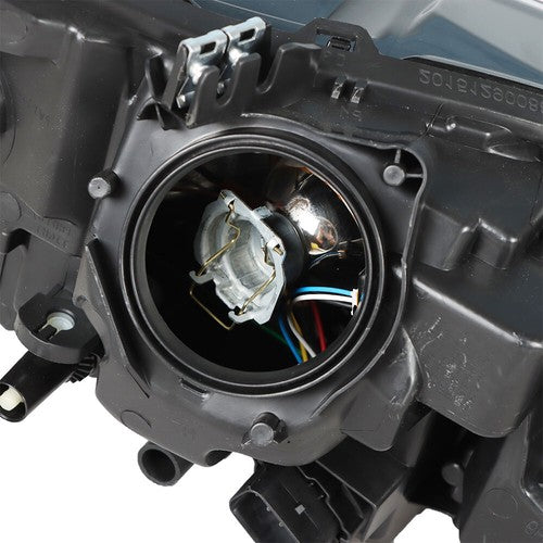 Solid Spare Driver Left Side Headlight Assembly W/LED DRL Chrome For Ford Fusion 2017-2019