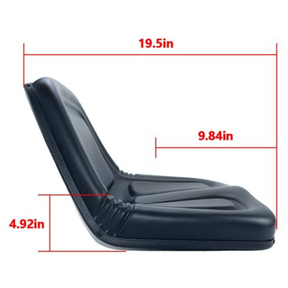 Solid Spare New Universal Lawn Mower High-Back Seat TM333BL US