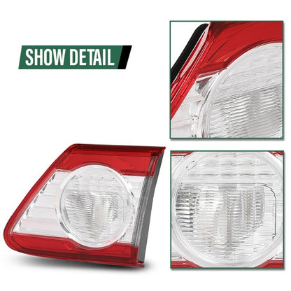 Solid Spare Rear Inner Tail Lights Fit For 2011 2012 2013 Toyota Corolla Left+Right Side
