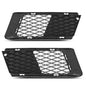 Solid Spare Fit For 07-10 BMW 328xi 328i xDrive Fog Light Cover Lower Grille Trim Left+Right