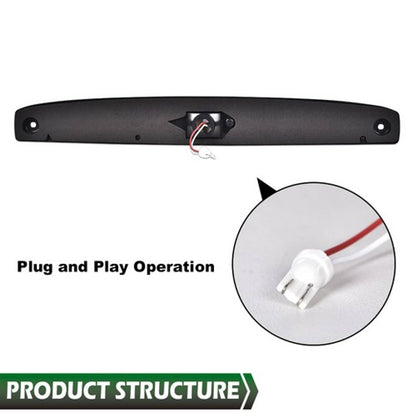 Solid Spare Fit For 2003-2006 Dodge Ram 2500 3500 LED Rear Center Tailgate Brake Light Black