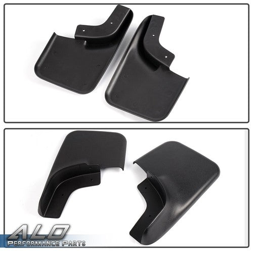 Solid Spare Front Rear Set Splash Mud Guards Flaps Fit for 04-14 Ford F-150 w/ Fender Flares